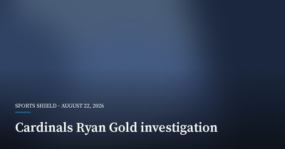 Second Investigation Reported Into Ryan Gold After NFL Suspension