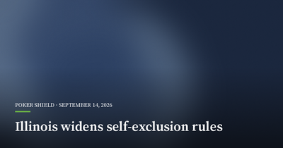 Illinois Moves to Widen Gambling Self-Exclusion Rules