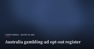 Australia Agrees to Gambling-Ad Opt-Out Register