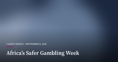 Africa’s First Safer Gambling Week Launches
