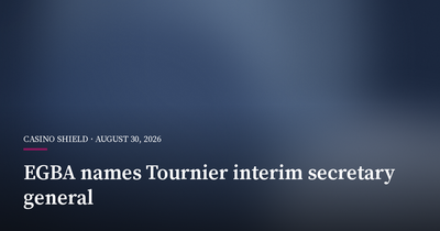 Pierre Tournier to Lead EGBA With Unlicensed Gambling as Priority