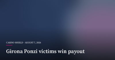 Spanish Ponzi Victims Win First Payout From UK Gambling Sanctions