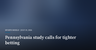 Pennsylvania Study Calls for Tighter Betting Limits