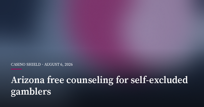 Arizona Adds Free Financial Counseling for Self-Excluded Gamblers
