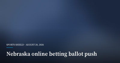 Tax Relief Nebraska Says It Has Enough Signatures for Nebraska Online Betting Ballot