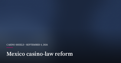 Mexico Prepares Casino Law Overhaul Amid Laundering Concerns