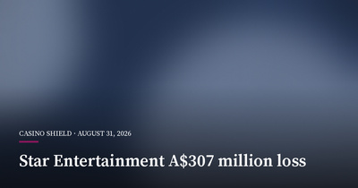 Star Entertainment Posts A$307 Million Loss as Auditors Again Question Survival