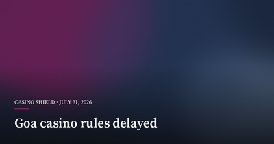 Goa Delays Casino Rules as Age Limit Rises