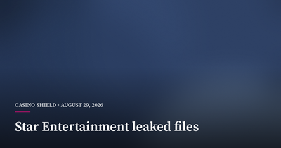 Leaked Star Files Show Sharp Cuts to Problem-Gambling Work