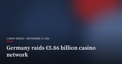 German Raids Target Alleged €5.86 Billion Online Casino Network