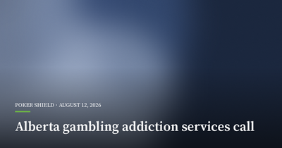Alberta Seeks Providers for Gambling Addiction Services