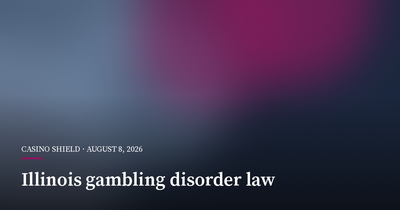 Illinois Adds Gambling Disorder to Addiction Law