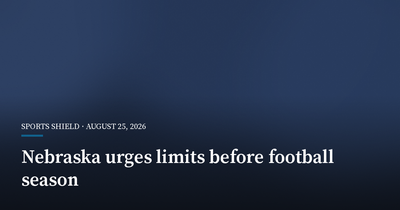 Nebraska Gambling Official Urges Limits Before Football Season