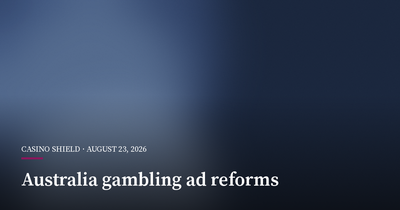 Australia Passes Gambling Ad Curbs and Opt-Out Register Law