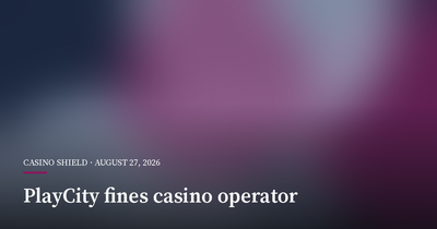 PlayCity Fines Casino Operator Over Third-Party Payments