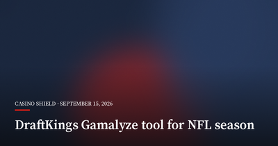DraftKings Adds Gamalyze Football Tool and Flexible Cool-Offs for NFL Season