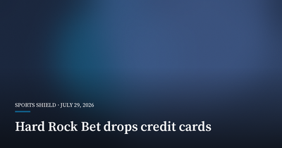 Hard Rock Bet Stops Taking Credit Cards