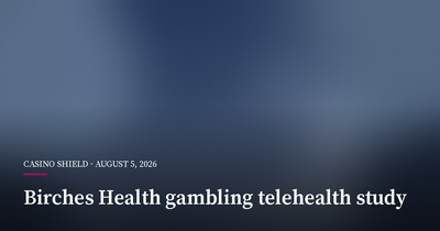 Birches Health Study Finds Telehealth Can Ease Gambling Disorder Symptoms