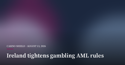 Ireland Tightens Gambling and Crypto Rules in New AML Strategy