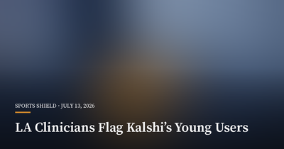 LA Clinicians Say Kalshi Is Showing Up in More Young Gambling Cases