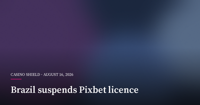 Brazil Suspends Pixbet Over Compliance Failures
