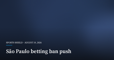 Tarcísio Calls Betting a Health Problem and Urges Brazil-Wide Ban