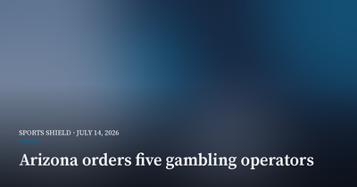 Arizona Orders Five Gambling Operators to Stop