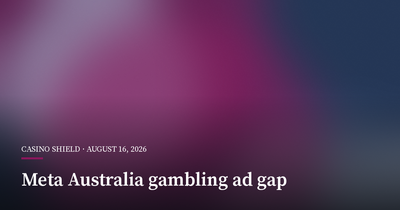 Meta Ads for Illegal Casinos Expose Australian Law Gap