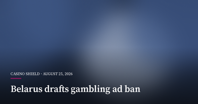 Belarus Drafts Ban on Most Online Gambling Ads